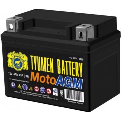 Аккумулятор мото AGM 6МТС-4 4Ah (50A) (12V) о/п (-;+) болт