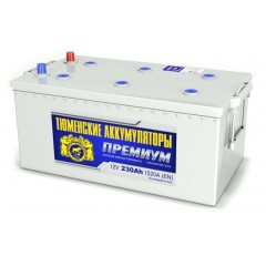 Аккумулятор 6СТ-230 LR (1520А) о/п ПРЕМИУМ Ca/Ca (+;-) конус
